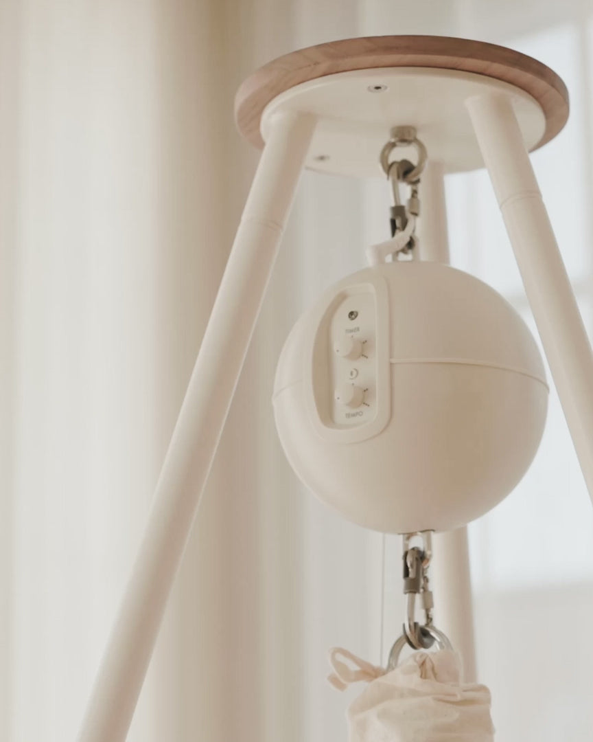 MOONBOON Classic Bundle Federwiege (Federwiege + Motor + Ständer)