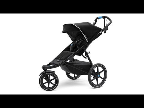 Buggy URBAN GLIDE 2 inkl. Regenverdeck - Black/Gray Melange