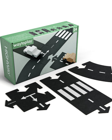 Waytoplay Highway großes Straßen Spielset