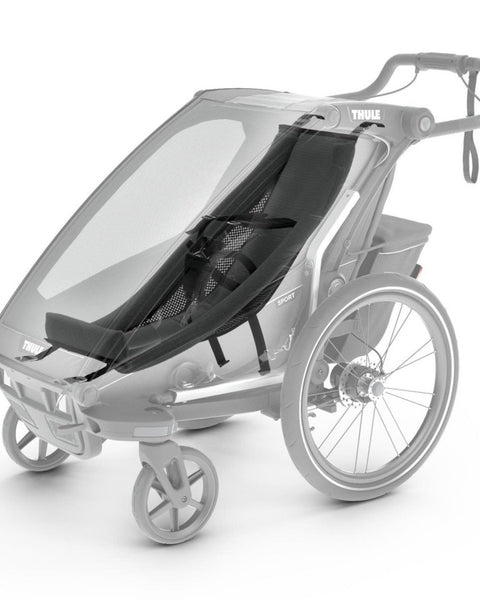 thule fahrradanhänger hängematte einbau THULE Chariot Infant Sling Babysitz mieten statt kaufen