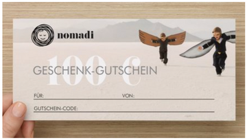 Der nomadi Geschenk-Gutschein