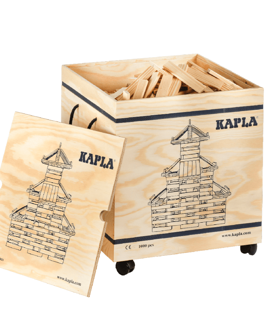 KAPLA 1000er Kasten auf Rollen KAPLA