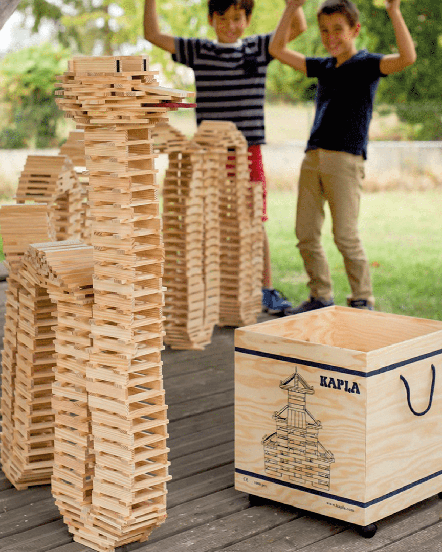 KAPLA 1000er Kasten auf Rollen KAPLA