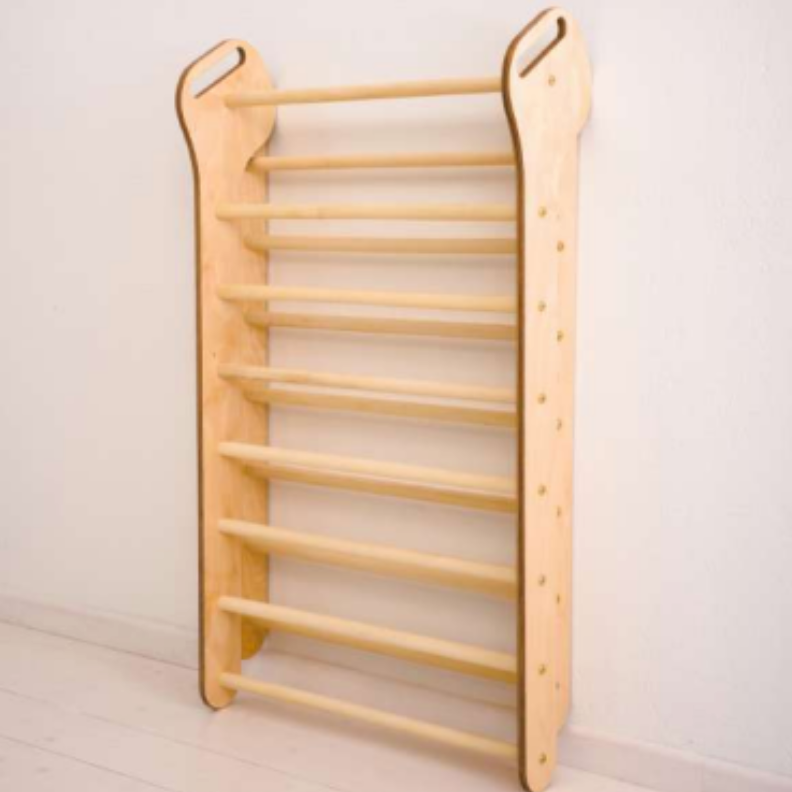 Klappbares Pikler Dreieck mit Rutsche / Kletterrampe