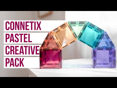 CONNETIX Magnetbausteine Pastel Creative Pack - 120 Teile