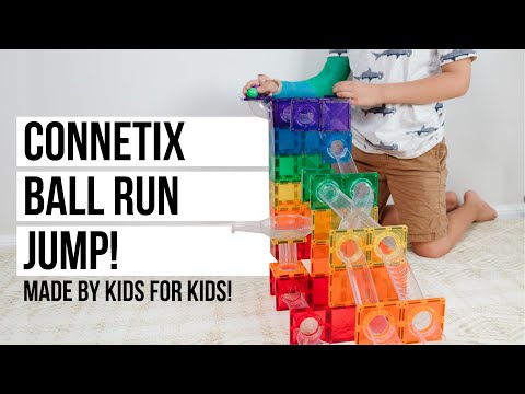 CONNETIX Magnetbausteine Rainbow Kugelbahn - 92 Teile