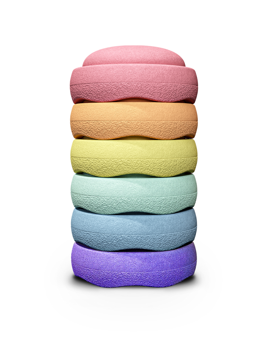 STAPELSTEIN Original Rainbow Pastel Stapelstein