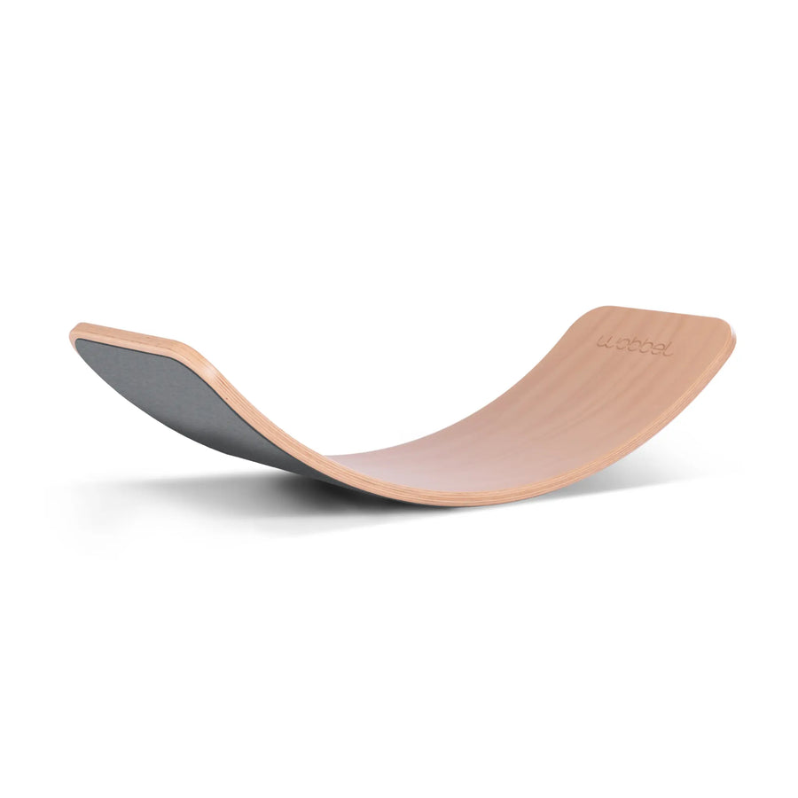 WOBBEL Balance Board Original Transparent lackiert Wobbel