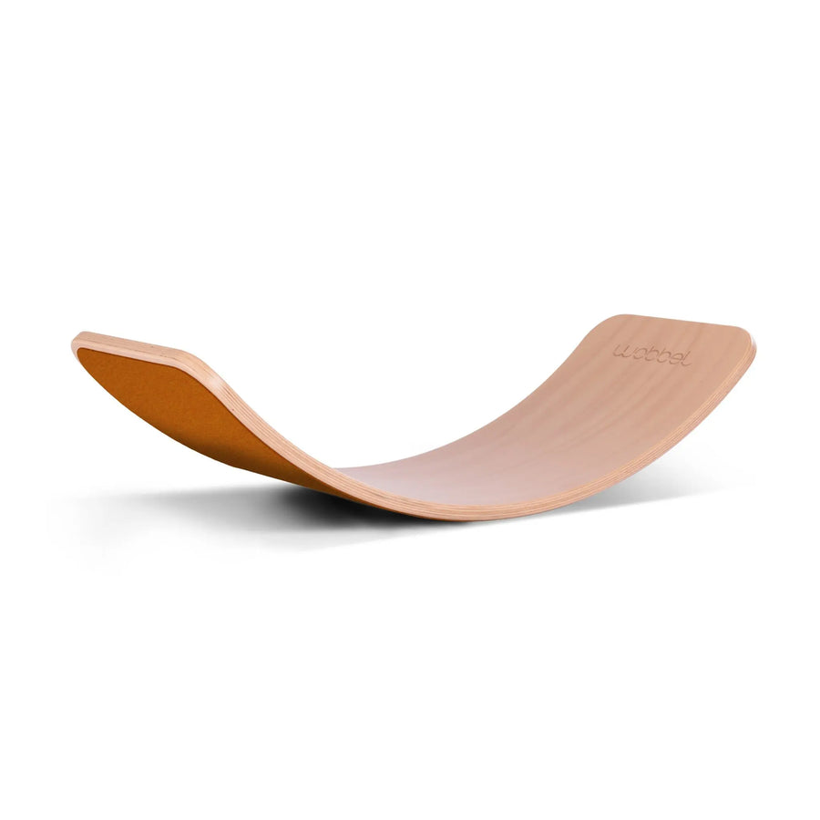 WOBBEL Balance Board Original Transparent lackiert Wobbel