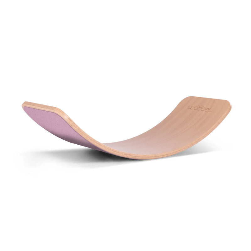 WOBBEL Balance Board Original Transparent lackiert Wobbel