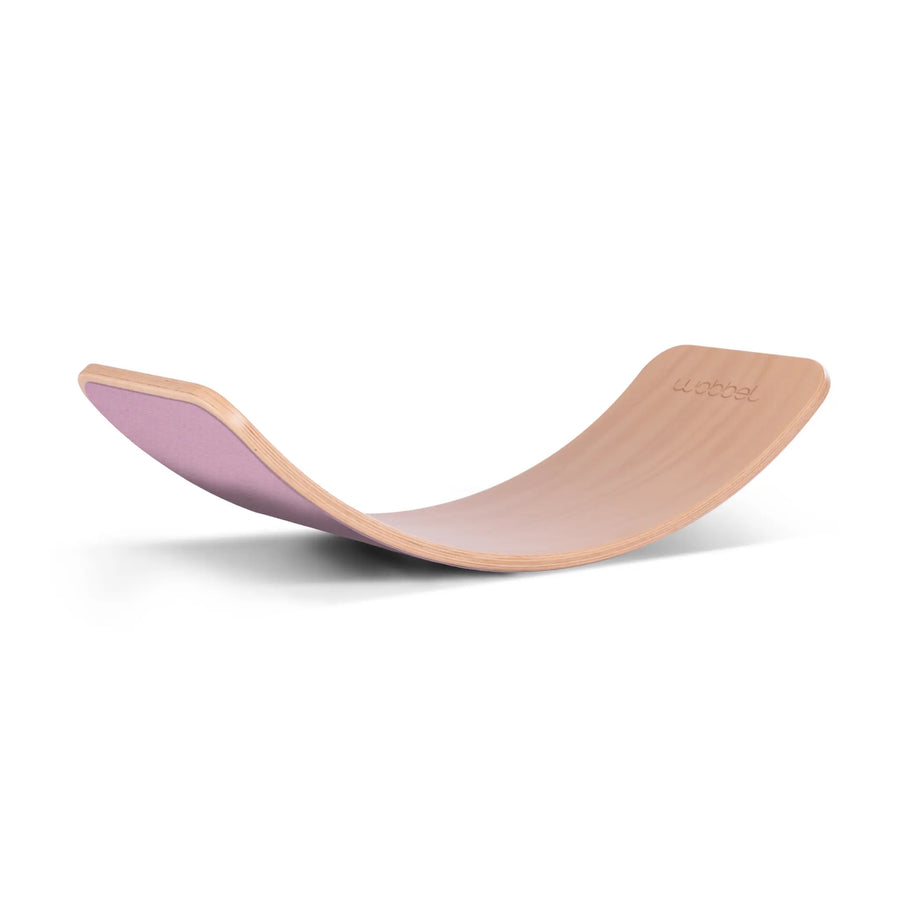 WOBBEL Balance Board Original Transparent lackiert Wobbel