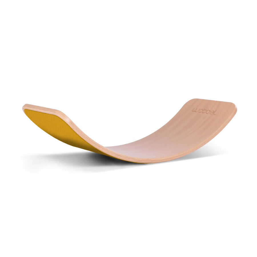 WOBBEL Balance Board Original Transparent lackiert Wobbel